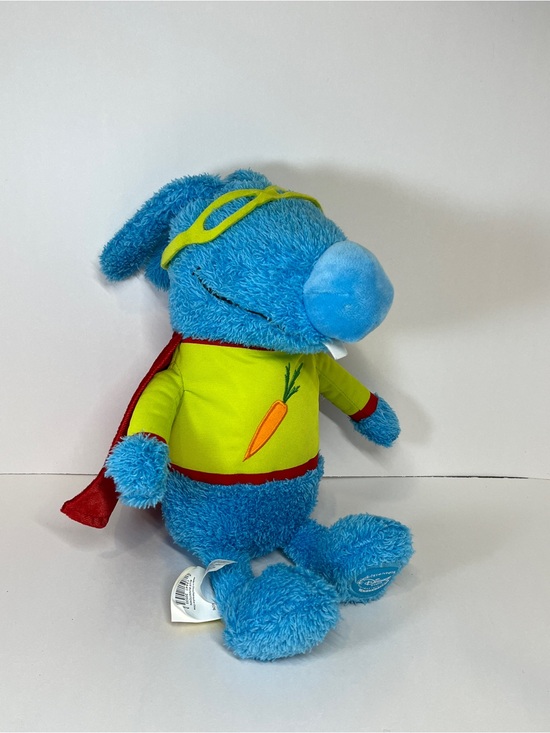 Other - Disney Store Blue Bunny Town Plush Cape Mask Superhero Carrot 12" Rare HTF Toy